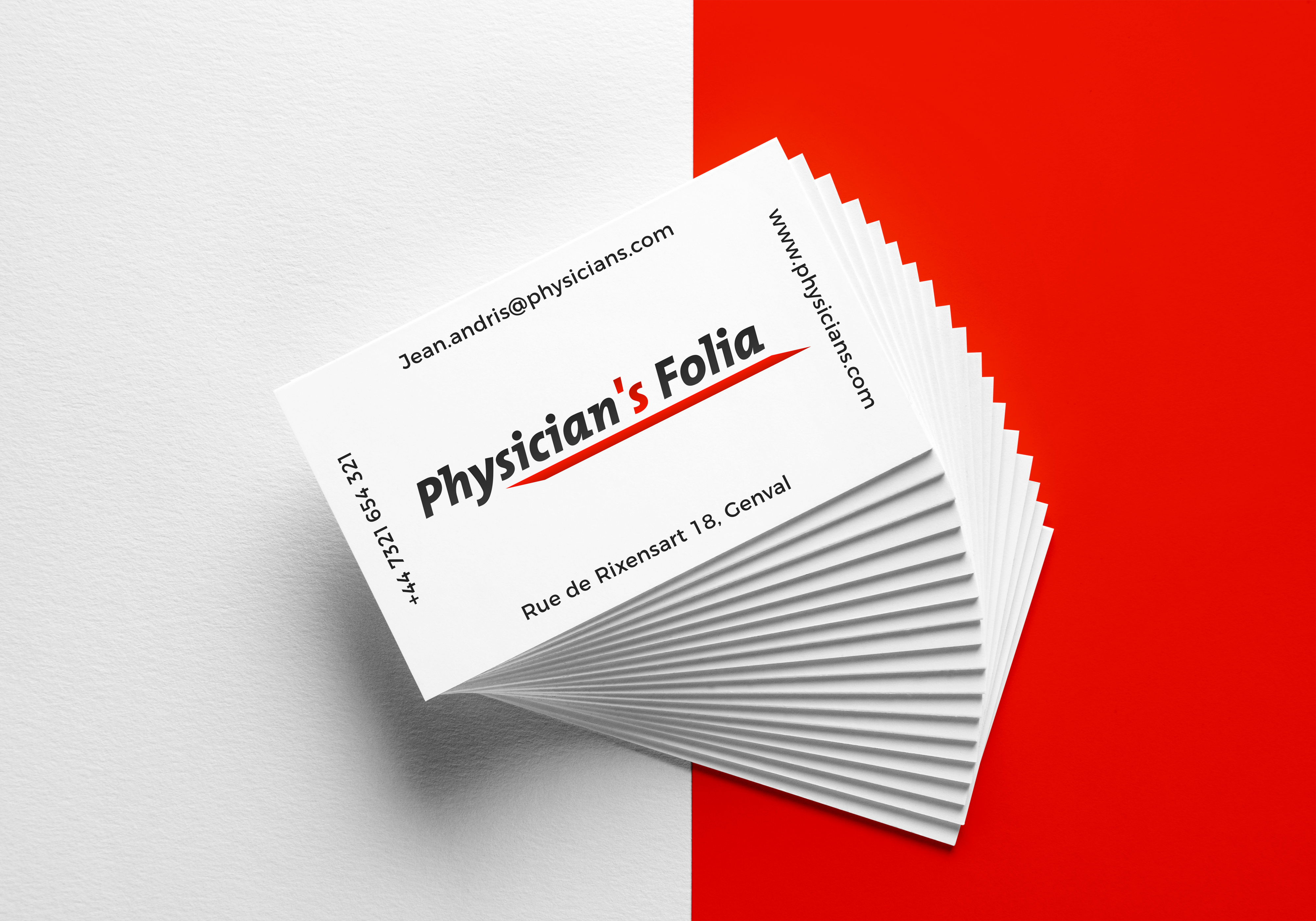 Carte de Visite Physician's Folia
